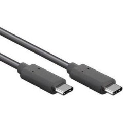 Goobay USB-C Cable 1m Black – Fast Charging & High-Speed Data Transfer - 4040849388736